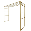 Ver imagem 3 de Pergolado Telado Dourado para Barraca de Praça 300cm Portátil e Desmontável