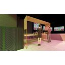 Ver mais imagens de Pergolado Telado Dourado para Barraca de Praça 300cm Portátil e Desmontável