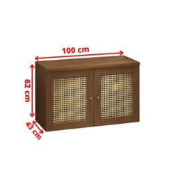 Gabinete para Banheiro com Tela Rattan Taj Mahal - 5