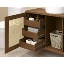 Ver imagem 2 de Gabinete para Banheiro com Tela Rattan Taj Mahal