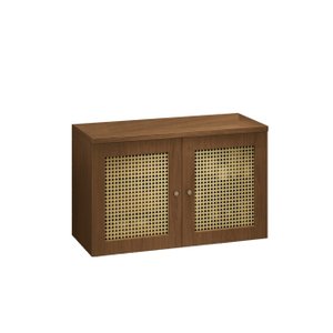Gabinete para Banheiro com Tela Rattan Taj Mahal