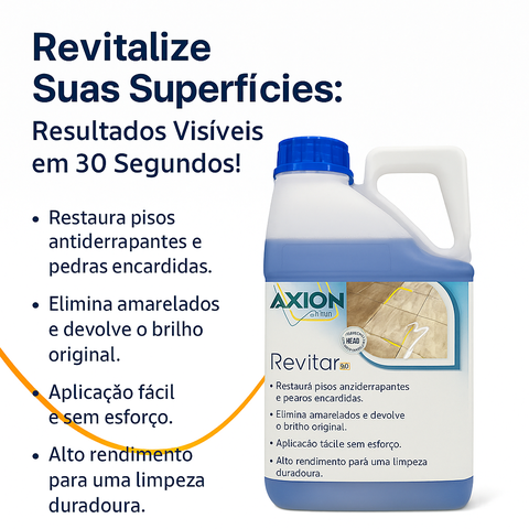 Limpa Pisos Pedra Antiderrapante Encardido sem Esforço 5 L