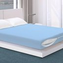 Ver imagem 2 de Capa de Colchão Solteiro 100% Poliéster com Ziper Rosa 1pç