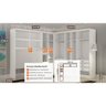 Guarda Roupa Modulado Casal 100% Mdf Branco - 2
