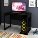 Ver imagem 1 de Mesa Escrivaninha Gamer - Preto