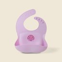 Ver imagem 1 de Babador Concha Silicone Lilás - A\baby