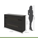 Ver imagem 4 de Cômoda 8 Gavetas Urban Espresso Móveis