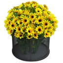 Ver imagem 4 de 18 Flores Artificial Margarida Amarela Premium Decoração Jardim, Floreiras, Varanda e Casa Realista