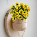 Ver imagem 7 de 18 Flores Artificial Margarida Amarela Premium Decoração Jardim, Floreiras, Varanda e Casa Realista