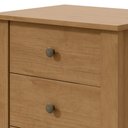 Ver mais imagens de Mesa de Cabeceira 3 Gavetas Maggiore New Marrom Geneve