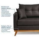 Ver imagem 6 de Sofá 2 Lugares 200cm Soul CabeCasa MadeiraOriginals Preto
