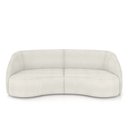 Ver imagem 2 de Sofá Decorativo Sala de Estar Bipartido 240cm Clarke Bouclê Offwhite G45 - Gran Belo
