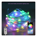 Ver imagem 4 de Pisca Pisca a Prova D'agua Rgb Bluetooth com Controle