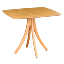 Ver imagem 1 de Mesa de Madeira Sala Cozinha Quadricurva 90cm Freijó - Eco