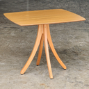 Ver imagem 2 de Mesa de Madeira Sala Cozinha Quadricurva 90cm Freijó - Eco