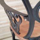 Ver imagem 6 de Kit 2 Cadeiras Viena Malbec para Recepção Jardim Varanda Sacada Hotel + Mesinha Preto