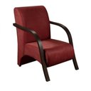 Ver imagem 1 de Poltrona Decorativa Bordô Gigante Móveis Tecido Bordô
