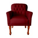 Ver imagem 3 de Jogo Divã 120cm Modelo Imperial + 2 Poltronas Stephany Suede:bordo