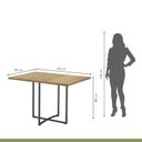 Ver imagem 5 de Mesa de Jantar 120x90cm Tampo MDF/BP Berlim 