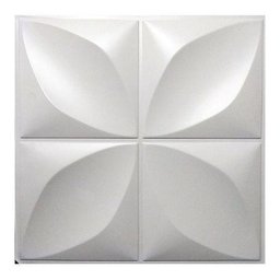 Kit 30 Placas Pvc 3d Revestimento de Parede Decorativa Petalas 25 Cm - 3