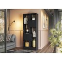 Ver imagem 2 de Estante Livreiro Multiuso 6 Nichos 2 Portas Qmovi