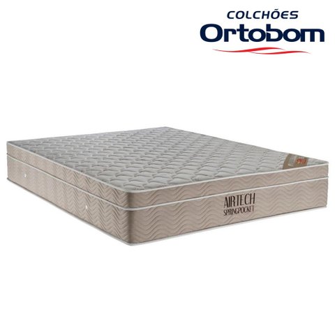 Colchão Queen Ortobom Mola Ensacada New Airtech Spring Pocket 1,58 X 1,98 X 0,25