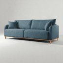 Ver imagem 7 de Sofá Fixo 3 Lugares Luxo 200cm Camila Azul