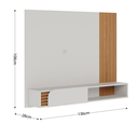 Ver imagem 2 de Home Suspenso Jurerê 1.36m Off White Matte Freijó