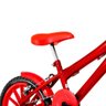 Bicicleta Infantil Aro 16 Nylon + Kit Passeio Vermelha - 13