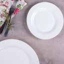 Ver imagem 5 de Jogo 6 Pratos de Sobremesa 19cm Opaline Menu Nadir Figueiredo em Vidro Temperado Branco