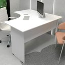 Ver imagem 1 de Mesa Escrivaninha em L 135cm X 60cm Pés Painel F5 Office