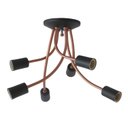Ver imagem 1 de Plafon Soprepor Aranha para 6 Lâmpadas 0165/6.005 Emalustres