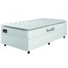 Cama Box Solteiro Colchão Espuma D33 Pillow Top New Millenium 88x188x57cm Branco Hellen - 2