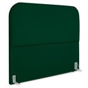 Ver imagem 1 de Cabeceira Casal 140 Cm com Frame Alana Suede Verde Artte