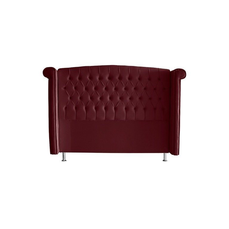 Cabeceira de Cama Box Toquio Casal Queen 160 Cm Suede Bordo Ec Móveis Cabeceira de Cama Box Toquio Casal Queen 160 Cm Suede Bordo Ec Móveis
