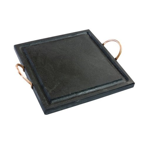 Grelha / Pedra para Carnes Retangular Pedra Sabão 20 X 30 Cm São José Único