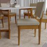 Conjunto para Sala de Jantar Tampo Oval 170cm com 6 Cadeiras Madeira Maciça Miami - 5