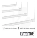 Ver imagem 6 de Varal De Parede Individual 200cm x 10 Varetas - Em Alumínio Branco