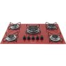 Cooktop Vidro Vermelho 5 Queimadores Fg5305avm Bivolt - 3