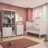 Quarto de Bebê Completo com Berço Guarda-Roupa 3 Portas e Cômoda 100% MDF Ciranda Espresso Móveis - 2