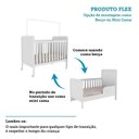 Ver imagem 6 de Quarto de Bebê Completo com Berço Guarda-Roupa 3 Portas e Cômoda 100% MDF Ciranda Espresso Móveis