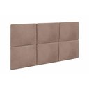 Ver imagem 1 de Cabeceira Cama Box Estofada Modulada Lucca (3un) Casal/queen - Linho Capuccino - Rufato