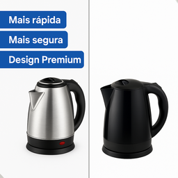 Chaleira Elétrica Haüskraft 1100w Inox 127v 1.8l - 4