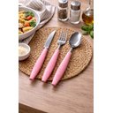 Ver imagem 2 de Conjunto Talheres 12 Peças de Inox /Rosa
