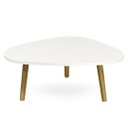 Ver imagem 4 de Mesa de Centro Orgânica Moderna para Sala Pés Madeira