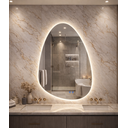 Ver imagem 1 de Espelho Banheiro Inteligente Touch Led 3 Cores + Desembacador e Display Digital 70x50 Cm