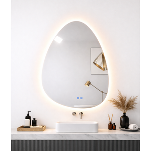 Espelho Banheiro Inteligente Touch Led 3 Cores + Desembacador 70x50 Cm