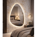 Ver imagem 4 de Espelho Banheiro Inteligente Touch Led 3 Cores + Desembacador e Display Digital 70x50 Cm