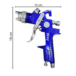 Pistola Pintura Gravidade Hvlp 1 Bico 1,4mm - 3