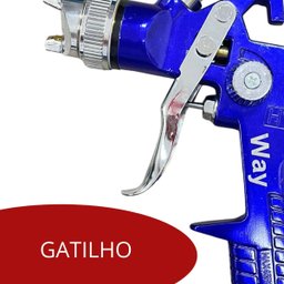 Pistola Pintura Gravidade Hvlp 1 Bico 1,4mm - 7